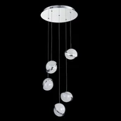 Lampy sufitowe - Luxera 62432 - LED Żyrandol na lince MALCOM 5xLED/8W/230V - miniaturka - grafika 1