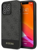 Etui i futerały do telefonów - Guess GUHCP13LG4GLGR iPhone 13 Pro / 13 6,1" szary/grey hardcase 4G Stripe Collection GUE001795-0 - miniaturka - grafika 1