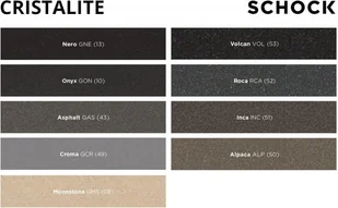 Schock Bateria COSMO 525122 ASPHALT Cristalite+) COS-525122-ASP - Baterie kuchenne - miniaturka - grafika 3