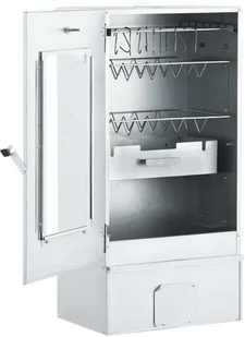 vidaXL Wędzarnia z 1 kg zrębków, 44,5x29x83 cm - Grille - miniaturka - grafika 3