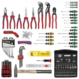 Knipex Walizka narzędziowa 00 21 37 M zestaw 90-częściowy 00 21 37 M - Pozostałe wyposażenie warsztatu - miniaturka - grafika 3