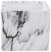 Donice - TAJEMNICZY OGRÓD Osłonka na doniczkę 13 cm ceramiczna MARMUR - miniaturka - grafika 1