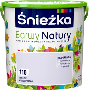 Śnieżka BARWY NATURY JESIENNE WRZOSOWISKO 110 2,5L - Farby wewnętrzne - miniaturka - grafika 2