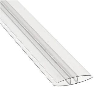Profil H do łączenia płyt poliwęglanowych 10 mm/ 2 m - Inne akcesoria dekarskie - miniaturka - grafika 2