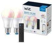 Systemy inteligentnych domów - WiZ WiZ WiFi/BLE E27 LED Color Starter Kit 929002451202 - miniaturka - grafika 1
