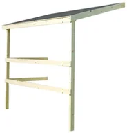 Altany ogrodowe - Megiw Drewutnia do domku ogrodowego 95x200 cm - miniaturka - grafika 1