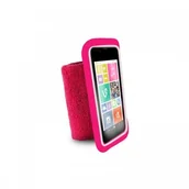 Etui i futerały do telefonów - Puro PURO Running Band - Uniwersalna frotka do biegania do smartfonów max 4.3" + key pocket (różowy) UNIRUNLPNK - miniaturka - grafika 1