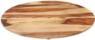 vidaXL Blat stołu, lite drewno sheesham, okrągły, 15-16 mm, 70 cm vidaXL - Blaty meblowe i parapety okienne - miniaturka - grafika 8