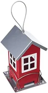 Klatki i wyposażenie dla ptaków - Trixie TX-55630 Bird Feeder 19 × 20 × 19 cm, Red/Silver - miniaturka - grafika 1