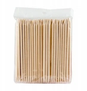 Patyczki Drewniane Dwustronne Manicure 100 Sztuk - Akcesoria do paznokci - miniaturka - grafika 2
