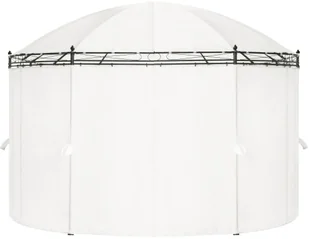 vidaXL Altana ogrodowa kolor śmietankowy 530x350x265 cm 42138 - Parasole ogrodowe - miniaturka - grafika 14