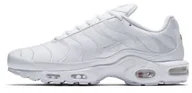 Buty sportowe męskie - Nike Air Max Plus AJ2029-100 biały - miniaturka - grafika 1