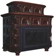 Piece wolnostojące - Piec kominkowy SALZBURGIA BRĄZ 13kW MARMI DECOR - miniaturka - grafika 1