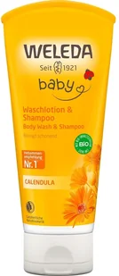 Weleda Calendula, szampon i płyn do mycia ciała dla niemowląt z nagietkiem lekarskim, 200 Duży wybór produktów | Dostawa kurierem DHL za 10.90zł !!!| Szybka wysyłka do 2 dni roboczych! | - Kosmetyki kąpielowe dla dzieci - miniaturka - grafika 2