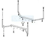 Nogi i stelaże do wanien - Riho nogi 14 Stelaż do wanny COLORADO - miniaturka - grafika 1