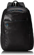 Torby na laptopy - Piquadro Blue Square plecak ze skóry 39 cm kieszeń na laptopa, kolor: czarny CA3214B2/N - miniaturka - grafika 1