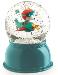 Djeco lampka/ kula ze śniegiem Samolot - Wyposażenie pokoiku dziecięcego - miniaturka - grafika 2