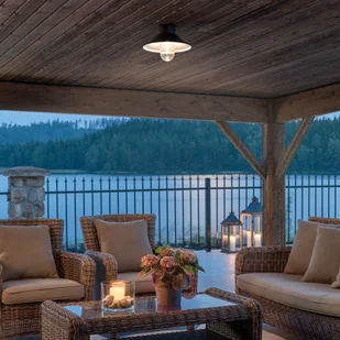 Konstsmide Oświetlenie Vega Lampa Sufitowa LED Czarny, 4-punktowe 552-750 - Lampy ogrodowe - miniaturka - grafika 3