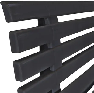 vidaXL Ławka ogrodowa, plastik, 145,5 x 49 74 cm, szara - Ławki ogrodowe vidaXL Ławka ogrodowa, plastik, 145,5 x 49 74 cm, szara - Ławki ogrodowe - miniaturka - grafika 5