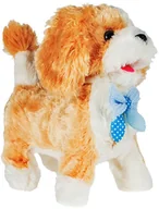 Zabawki interaktywne dla dzieci - MALPLAY PIESEK SZCZENIACZEK Z KOKARDĄ ZDALNIE STEROWANY R/C SZCZEKA CHODZI - miniaturka - grafika 1