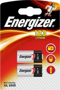 Energizer Bateria PHOTO LITHIUM 123 /2szt. 628289 - Baterie i akcesoria - miniaturka - grafika 2