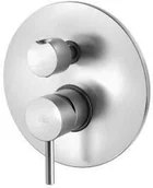 Baterie podtynkowe - Paffoni Bateria podtynkowa 3-drożna z przełącznikiem LIGHT różowe złoto Rubinetterie LIG019ROSE - miniaturka - grafika 1