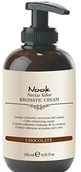 Farby do włosów i szampony koloryzujące - MAXIMA NOOK Nook Nectar Color Kromatic Cream odżywka koloryzująca CHOCOLATE (Czekoladowy brąz) 250 ml - miniaturka - grafika 1