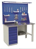 Stoły warsztatowe - Valberg Stół warsztatowy WT140.WD5/F1.021 WT140.WD5/F1.021 - miniaturka - grafika 1