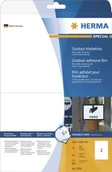 Folie do drukarek - Herma Etik. A4 Outdoor Klebefolie wei 210x148 mm 20 St. - 9535 - miniaturka - grafika 1