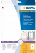 Papier do drukarek - Herma Einsteckrücken A4 wei 54x190 mm n. klebend 125 St. - 5032 - miniaturka - grafika 1