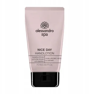 alessandro Alessandro Spa Nice Day krem do rąk  lekki balsam do rąk z kwasem hialauronowym i Caviar, 75 ml - Kremy i maski do rąk - miniaturka - grafika 2