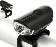 Lampki rowerowe - Merida Lampa przednia /akumulator/ USB czarna HL-MD076 - miniaturka - grafika 1