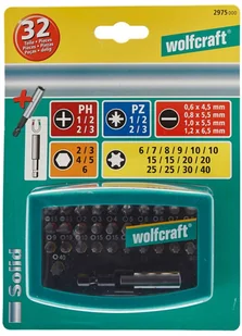 WOLFCRAFT 32-częściowy zestaw bitów 2975000 - Bity - miniaturka - grafika 4