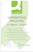 Folie do laminatora - Q-Connect Q-CONNECT 125 mikronów folii do laminowania, 54 X 86 MM  100 sztuk KF01203 - miniaturka - grafika 1