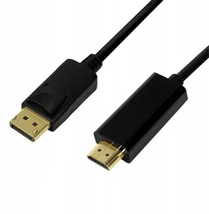 LogiLink (Mini) DisplayPort 1.2 na HDMI High Speed with Ethernet (1.4) kabel przyłączeniowy, 4K do Full HD i 3D jakość z najlepszym przesyłaniem dźwięku 5m - Kable - miniaturka - grafika 2