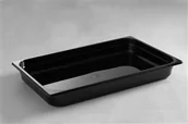 Pojemniki i kosze gastronomiczne - Hendi Pojemnik GN 1/1 65 mm, czarny poliwęglan | , 862209 HENDI-862209 - miniaturka - grafika 1