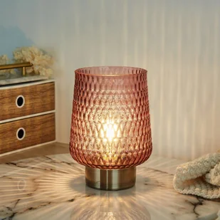 PAULEEN Pauleen Rose Glamour lampa stołowa LED, bateria - Lampy stojące - miniaturka - grafika 2