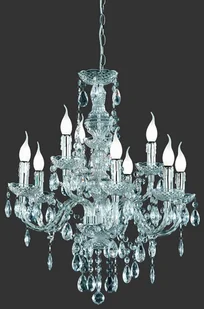 Reality Leuchten Chromowy żyrandol PERDITA - Lampy sufitowe - miniaturka - grafika 2