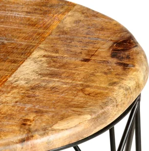 vidaXL Stoliki kawowe, 2 szt., lite drewno mango 8719883826806 - Stoły - miniaturka - grafika 5