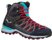Buty trekkingowe męskie - Salewa Buty damskie WS MTN TRAINER LITE MID GTX kolor niebieski - miniaturka - grafika 1