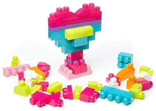 Fisher Price MEGA BLOCKS FIRST BUILDERS TORBA NA ZAMEK 60 ELEMENTÓW 65541084155 - Klocki - miniaturka - grafika 4