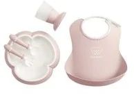 Baby Bjorn Zestaw obiadowy, Powder Pink - Zestawy naczyń dla dzieci - miniaturka - grafika 2