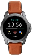 Smartwatch - Fossil Zegarek FTW4055 GEN 5E SMARTWATCH - BROWN LEATHER - - miniaturka - grafika 1