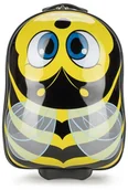 Walizki dla dzieci - Wittchen Dziecięca walizka 56-3K-006 pszczółka twarda - miniaturka - grafika 1