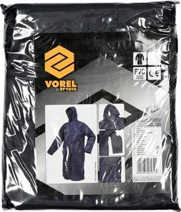 VOREL LEKKI PŁASZCZ PRZECIWDESZCZOWY Z OTWORAMI WENTYLACYJNYMI GRANATOWY KOMPAKTOWE PRZECHOWYWANIE ROZ XL - Odzież robocza - miniaturka - grafika 2