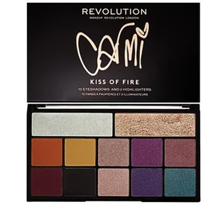 Makeup Revolution X CARMI - KISS OF FIRE PALETTE - Paleta do makijażu MAKCOPCPO - Pozostałe kosmetyki do pielęgnacji twarzy - miniaturka - grafika 2