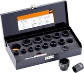 Klucze i nasadki - BAHCO ' Zestaw 16szt. nasadek skrętnych do wykręcania zniszczonych śrub, 1/2" i 3/8'''', rozmiary 8-27mm, [BWTSP16]' - miniaturka - grafika 1