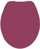 Deski sedesowe - Sitzplatz Deska sedesowa Gloss dekoracja London | deska klozetowa | deska toalety | sedes | | Soft-Close, WOLNOOPADAJĄCA drewna, liliowy - miniaturka - grafika 1