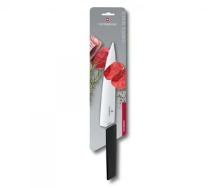 Victorinox Nóż do porcjowania 22 cm czarny 6.9013.22B 6.9013.22B - Noże kuchenne - miniaturka - grafika 5