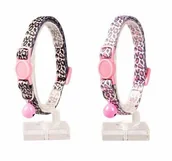 Obroże dla kotów - Duvo+ DUVO OBROŻA KOT PANTERKA Z DZWONKIEM 20-30cm 10mm 11169 OF-A-VAT015380 - miniaturka - grafika 1